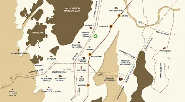 Adani Bhandup Connectivity